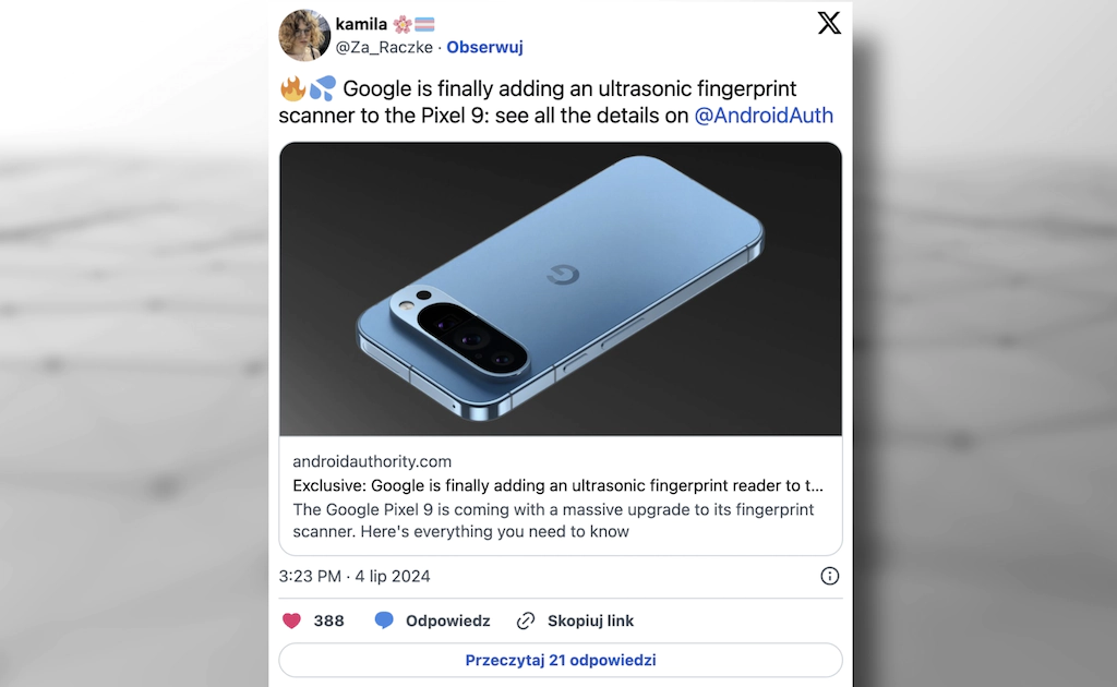 Pixel 9, czyli prawdopodobnie mój nowy iPhone z Androidem